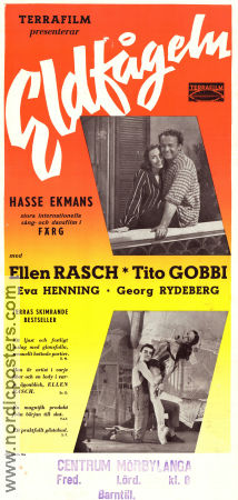 Eldfågeln 1952 poster Ellen Rasch Tito Gobbi Eva Henning Hasse Ekman Balett