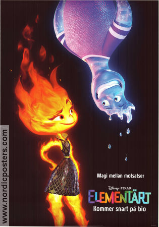 Elementärt 2023 poster Leah Lewis Peter Sohn Filmbolag: Pixar Animerat