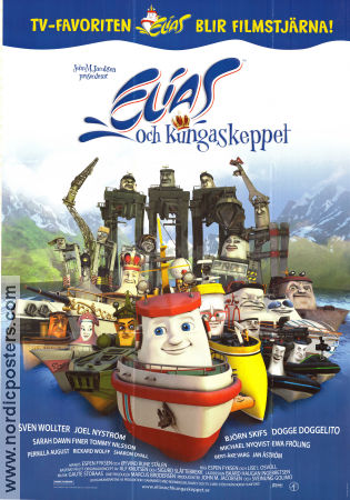 Elias och kungaskeppet 2007 poster Aleksander Emil Dyrberg Ek Animerat Danmark