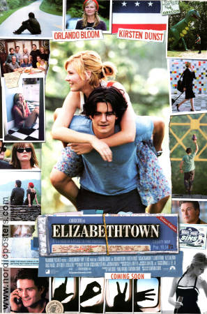 Elizabethtown 2005 poster Orlando Bloom Kirsten Dunst Susan Sarandon Cameron Crowe Romantik