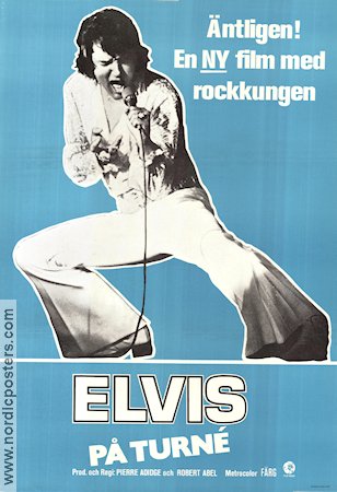 Elvis på turné 1973 poster Elvis Presley Rock och pop