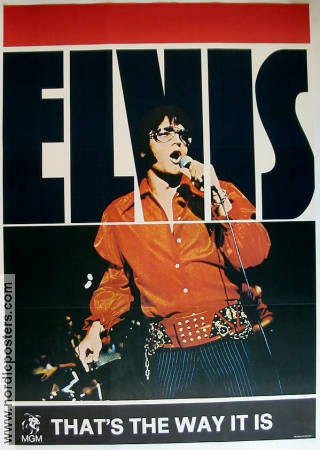 Elvis That´s the Way It Is 1970 poster Elvis Presley Denis Sanders Dokumentärer