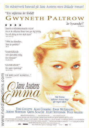 Emma 1996 poster Gwyneth Paltrow Toni Collette Greta Scacchi James Cosmo Douglas McGrath Text: Jane Austen