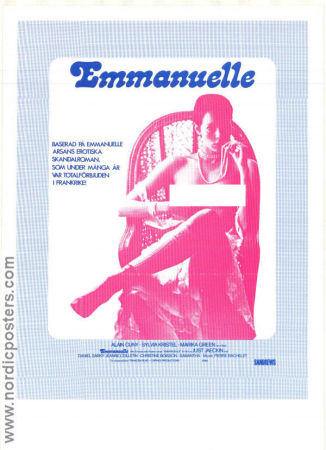 Emmanuelle 1974 poster Sylvia Kristel Alain Cuny Marika Green Just Jaeckin