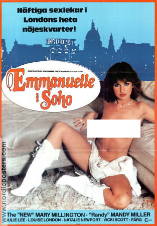 Emmanuelle in Soho 1981 poster Mandy Miller David Hughes