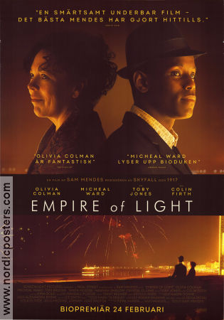 Empire of Light 2022 poster Olivia Colman Micheal Ward Colin Firth Sam Mendes