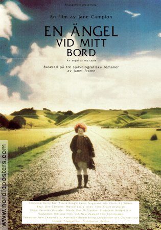 En ängel vid mitt bord 1990 poster Jane Campion Berg Filmen från: New Zealand