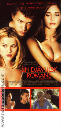 En djävulsk romans 1999 poster Ryan Phillippe Sarah Michelle Gellar Reese Witherspoon Roger Kumble Damer