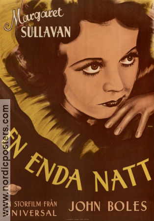 En enda natt 1933 poster Margaret Sullavan John Boles John M Stahl