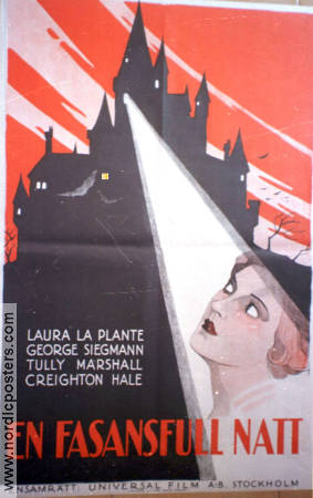 En fasansfull natt 1927 poster Laura La Plante Paul Leni