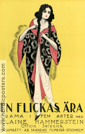 En flickas ära 1921 poster Elaine Hammerstein Julia Swayne Gordon George Archainbaud