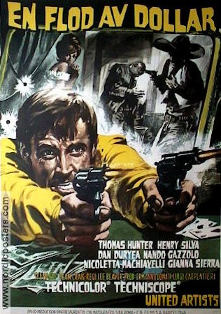 En flod av dollar 1967 poster Thomas Hunter