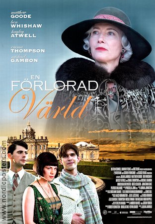 En förlorad värld 2008 poster Matthew Goode Patrick Malahide Hayley Atwell Julian Jarrold