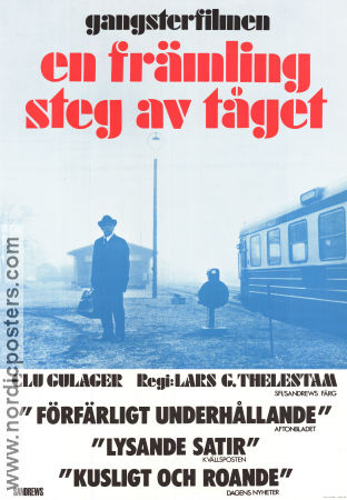 En främling steg av tåget 1974 poster Clu Gulager Ernst Günther Per Oscarsson Lars G Thelestam Tåg