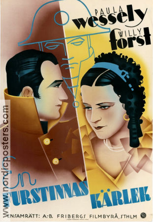 En furstinnas kärlek 1934 poster Paula Wessely Willi Forst Karl Hartl