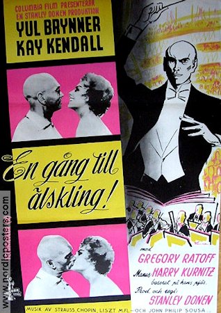 En gång till älskling 1960 poster Yul Brynner Stanley Donen