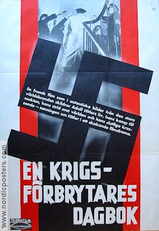 En krigsförbrytares dagbok 1948 poster Hitta mer: Adolf Hitler Krig Hitta mer: Nazi