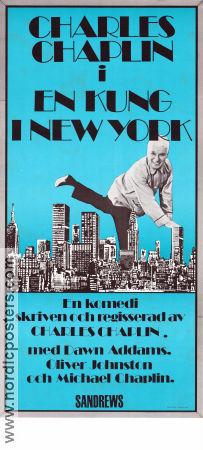 En kung i New York 1957 poster Dawn Addams Maxine Audley Charlie Chaplin