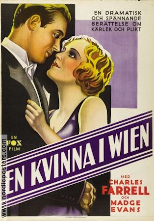 En kvinna i Wien 1931 poster Charles Farrell Madge Evans