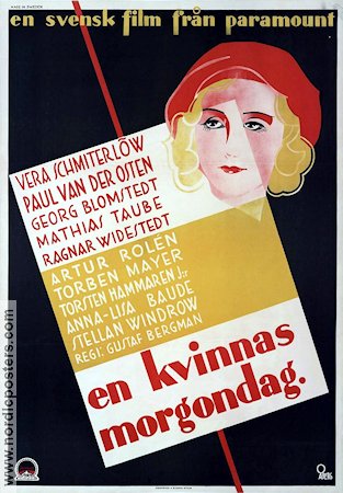 En kvinnas morgondag 1931 poster Vera Schmiterlöw