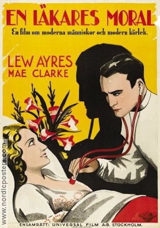 En läkares moral 1932 poster Lew Ayres Mae Clarke