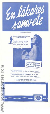 En läkares samvete 1954 poster Jane Wyman Douglas Sirk