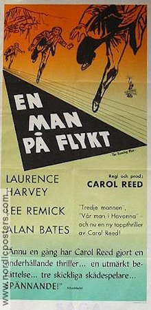 En man på flykt 1963 poster Lee Remick Alan Bates Carol Reed