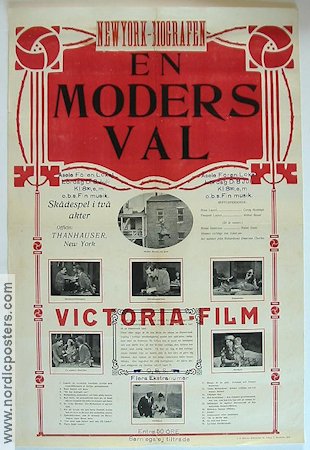 En moders val 1915 poster Carey Hastings Arthur Bauer