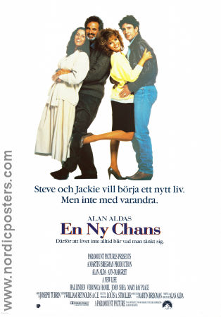 En ny chans 1988 poster Ann-Margret Hal Linden Alan Alda