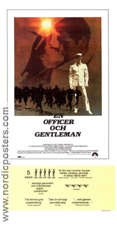 En officer och en gentleman 1982 poster Richard Gere Debra Winger Taylor Hackford Romantik