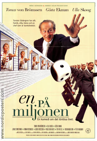 En på miljonen 1995 poster Thomas von Brömssen Gösta Ekman Ulla Skoog Måns Herngren Gambling