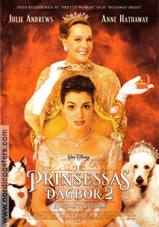 En prinsessas dagbok 2 2004 poster Julie Andrews Anne Hathaway Callum Blue Garry Marshall