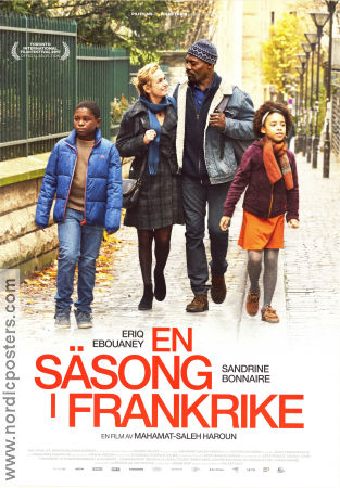 En säsong i Frankrike 2017 poster Eriq Ebouaney Sandrine Bonnaire Aalayna Lys Mahamat-Saleh Haroun