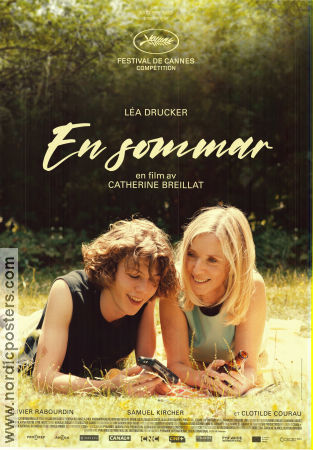 En sommar 2023 poster Léa Drucker Samuel Kircher Olivier Rabourdin Catherine Breillat