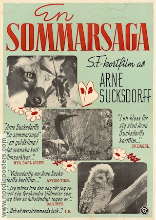 En sommarsaga 1943 poster Arne Sucksdorff