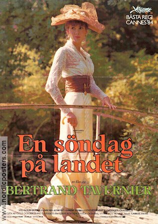 En söndag på landet 1984 poster Louis Ducreux Michel Aumont Sabine Azéma Bertrand Tavernier