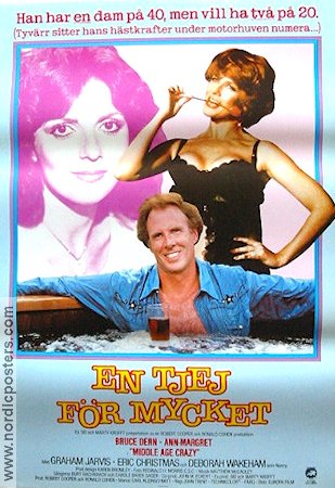 En tjej för mycket 1980 poster Bruce Dern Ann-Margret