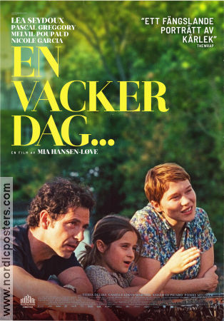 En vacker dag 2022 poster Léa Seydoux Pascal Greggory Melvil Poupaud Mia Hansen-Löve