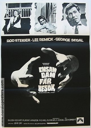 Ensam dam får besök 1968 poster Rod Steiger Lee Remick