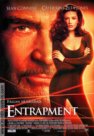 Entrapment 1999 poster Sean Connery Catherine Zeta-Jones Jon Amiel Damer