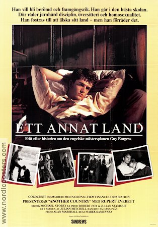 Ett annat land 1984 poster Rupert Everett Colin Firth Michael Jenn Marek Kanievska