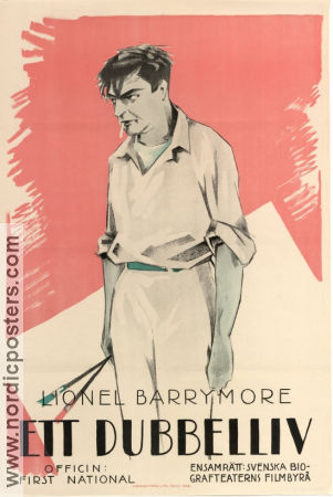 Ett dubbelliv 1921 poster Lionel Barrymore Doris Rankin