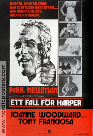 Ett fall för Harper 1975 poster Paul Newman Joanne Woodward Stuart Rosenberg Agenter