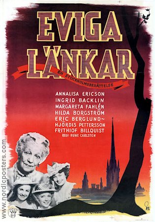 Eviga länkar 1947 poster Annalisa Ericson