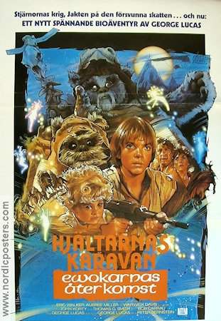 Ewokarnas återkomst 1984 poster Eric Walker Warwick Davis Fionnula Flanagan John Korty Hitta mer: Star Wars Från TV