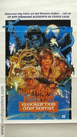 Ewokarnas återkomst 1984 poster Eric Walker Warwick Davis Fionnula Flanagan John Korty Hitta mer: Star Wars Från TV
