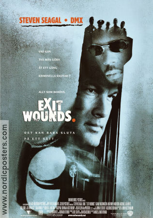 Exit Wounds 2001 poster Steven Seagal DMX Isaiah Washington Andrzej Bartkowiak Vapen