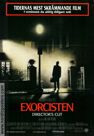 Exorcisten 1974 poster Jason Miller Lee J Cobb Max von Sydow Linda Blair Ellen Burstyn William Friedkin