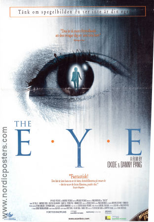 The Eye 2002 poster Angelica Lee Chutcha Rujinanon Lawrence Chou Danny Pang Filmen från: Hong Kong Asien