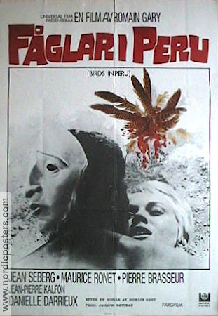 Fåglar i Peru 1968 poster Jean Seberg Konstaffischer